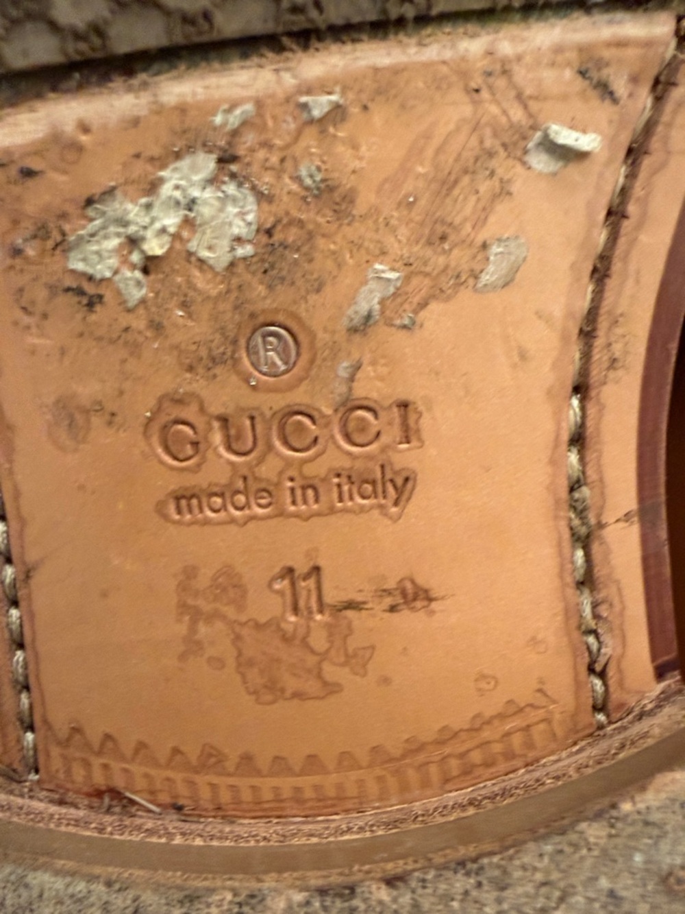 Gucci Brown Leather Penny Loafers - Picture 6 of 13